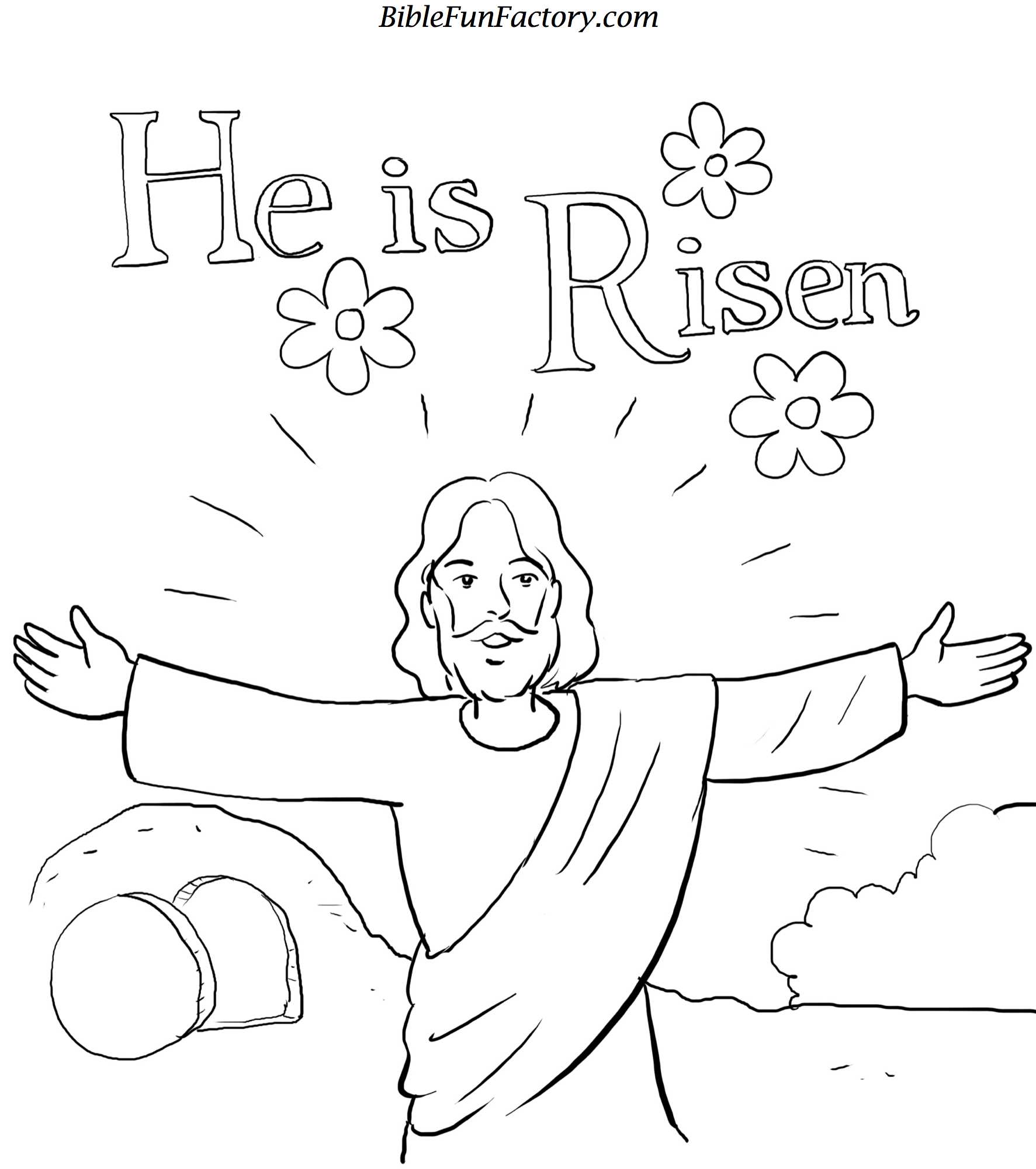 yahoo coloring pages jesus resurrection - photo #1